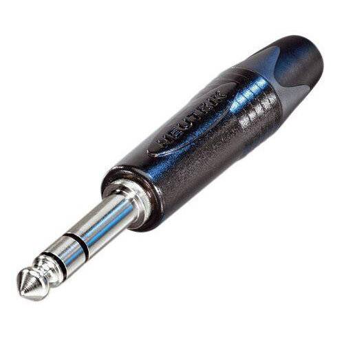 6,3 mm Klinkenstecker stereo schwarz-0