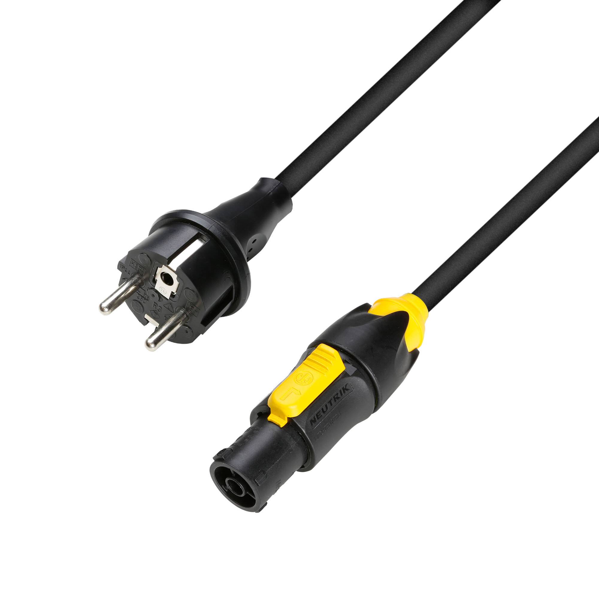 Adam Hall Cables 8101 T CON 1000 - Netzkabell CEE 7/7 - Powercon True1 1,5 mm² 10 m-1