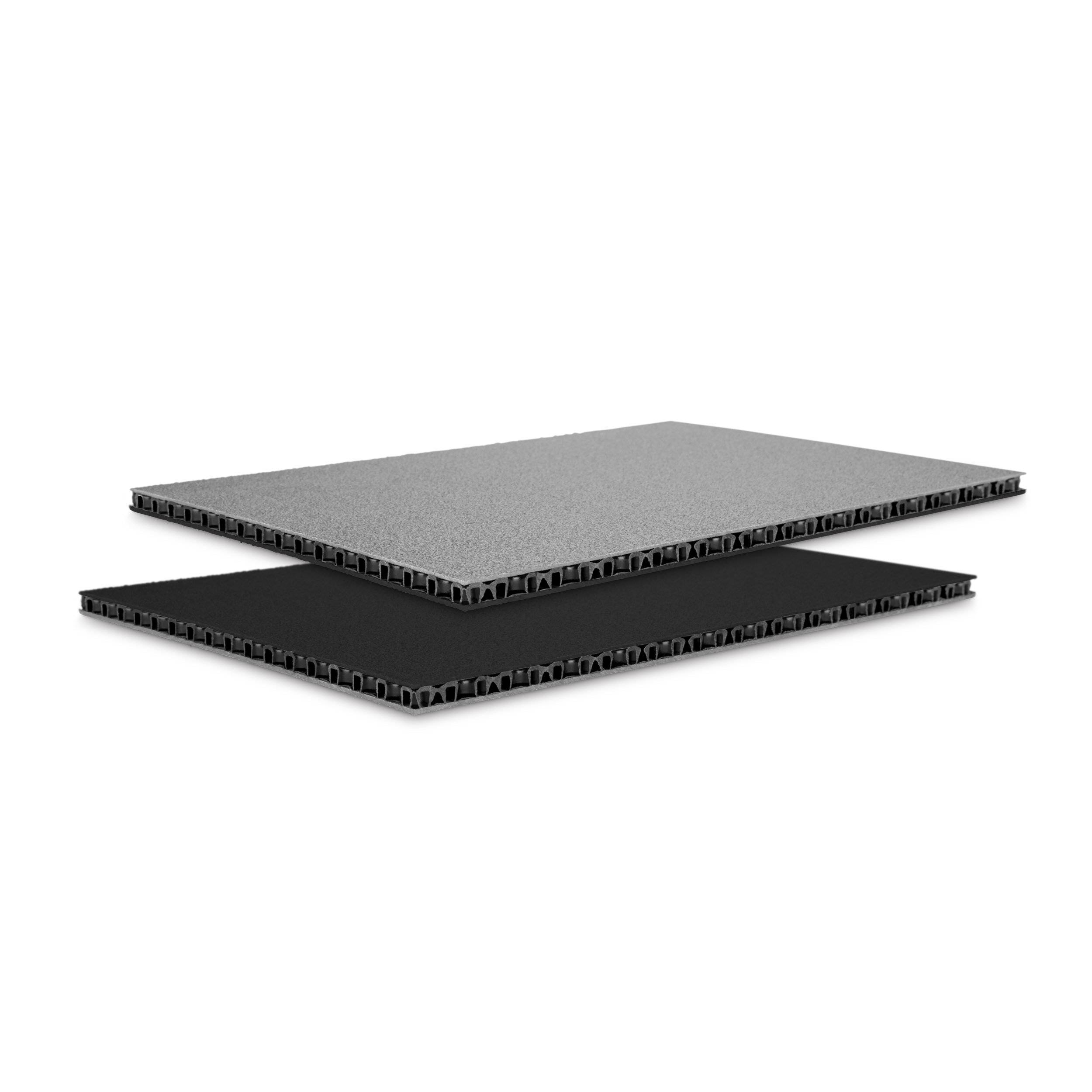 Adam Hall Hardware 0568 SB - SolidLite® PP-Platte silber / schwarz 6,8 mm, 2500 x 1250 mm-0