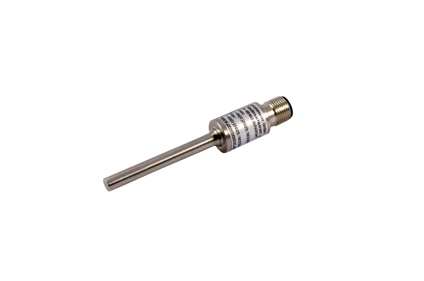 promesstec Pt100 Temperaturfühler / Schutzarmatur 6x100mm / ohne Prozessanschluss / M12-Stecker (4-polig) / Klasse A-0