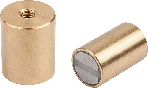 MAGNET STABGREIFER, RUND, D=25D1=M06, FORM:B, SMCO, KOMP:MESSING-0