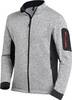 Strick-Fleece-Jacke CHRISTOPH, grau-schwarz, Gr.XL - Artikel: 4030646284058