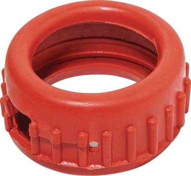 Manometerschutzkappe rot D.63mm Gum.