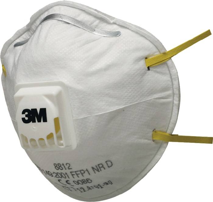 Atemschutzmaske 8812 FFP1/V NR D m.Ausatemventil 3M-0