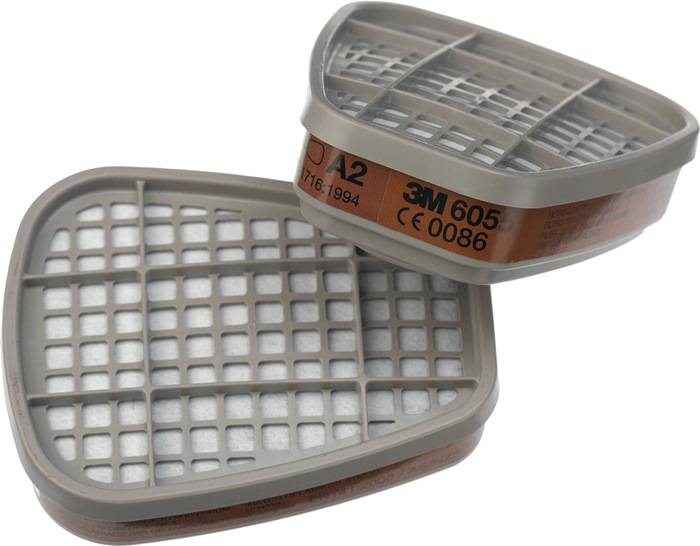 Gasfilter 6055 EN143:2000 A2 f.Ser.6000 3M-0