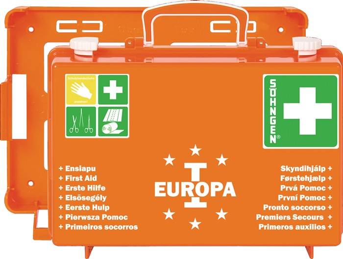 Erste Hilfe Koffer EUROPA I B310xH210xT130ca.mm orange SÖHNGEN-0