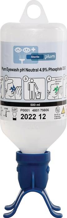 Augenspülflasche DUO pH Neutral 0,5l DIN EN15154-4 PLUM-0