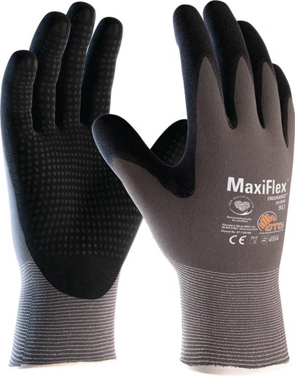 Handschuhe MaxiFlex® Endurance? 34-844 Gr.7 grau/schwarz Nyl.m.Nitrilschaum