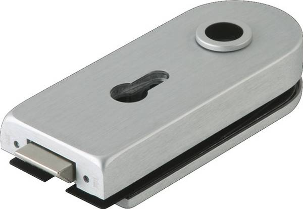Glastürschloss STUDIO Rondo LM silber elox.PZ DIN L/R DORMA-GLAS