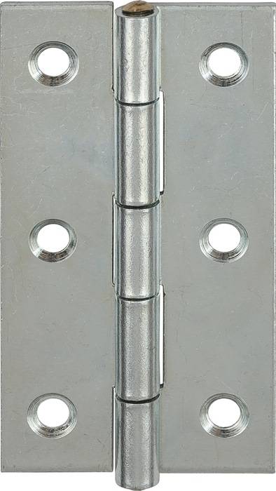 VORMANN 000501050Z Scharnier Höhe 50 mm Breite 31 mm Stärke 1,2 mm Stahl blau v-0