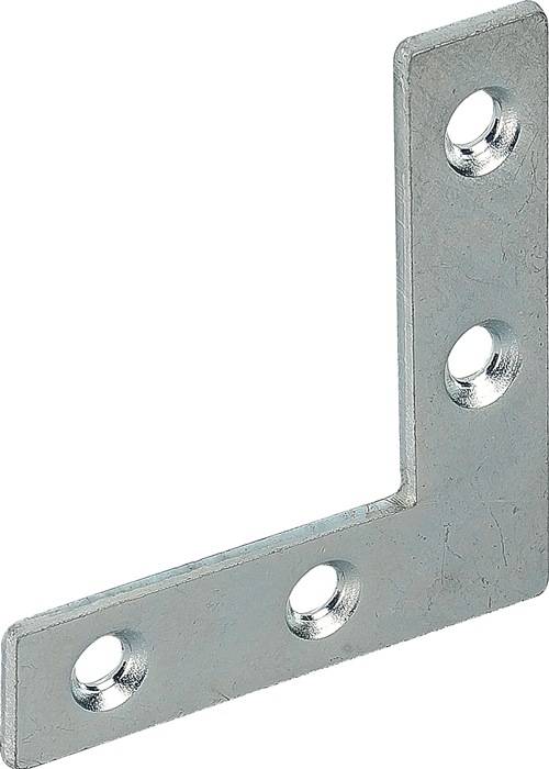 Flachwinkel L.75x75mm B.12mm S.1,5mm STA blau verz.VORMANN-0