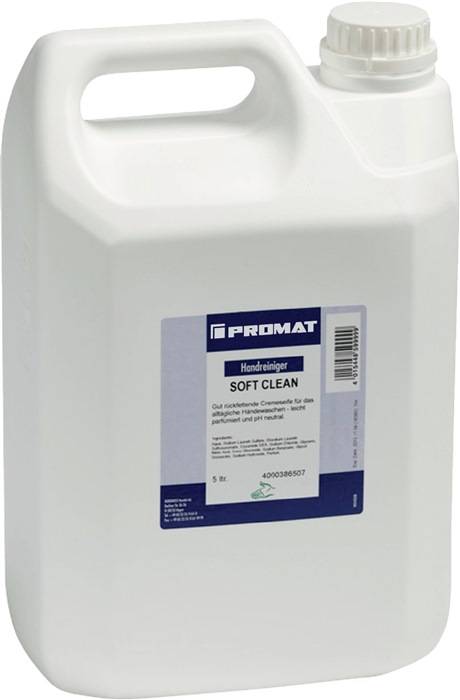 Seifencreme Soft Clean 5l f.4000 386 509 parfümiert,pH-neutral PROMAT-0