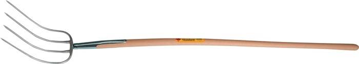 Dunggabel ABT Stand.Zinken-L.310mm 4 Zinken geschmiedet,m.Stiel G.1500g FREUND-0