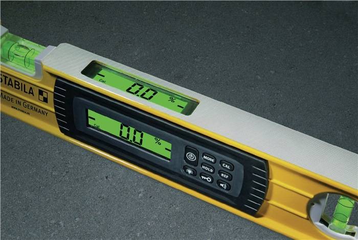 Preisbild für Stabila TECH 196 electronic IP 65 17673 Digitale Wasserwaage inkl. Tasche 122 cm 0.50 mm/m