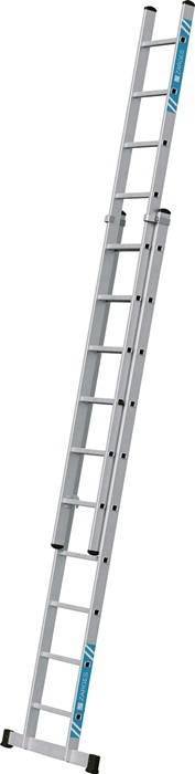 Schiebeleiter Alu.Sprossen 2 x 6 Arbeitshöhe b.ca.3800mm-0