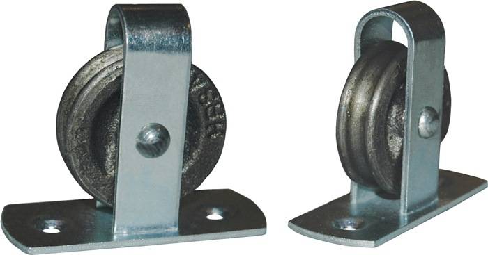 Stehrolle 496 Nut 8mm Grauguss m.Längsplatte u.gedrehter Nut BETZ-0