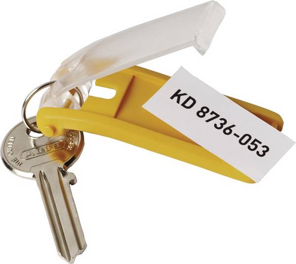 Schlüsselanhänger Key Clip gelb Ku.