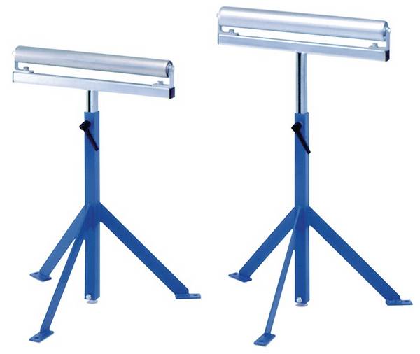 Dreibein-Rollenständer Bahnbreite 400mm D.60x2,0mm Bauhöhe 870-1300mm