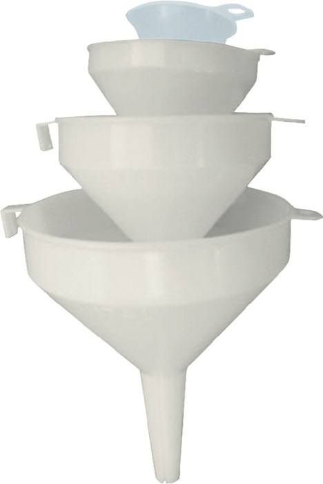 Trichterset 4-teilig 50,75,100,120mm Ku.(PE) REILANG-0