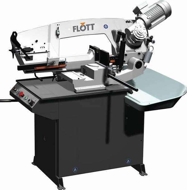 Metallbandsäge HBS 225 A 2720x27x0,9mm 40/80 m/min 1,1/1,5 kW FLOTT