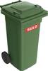 Müllgroßbehälter 120l HDPE grün fahrbar,n.EN 840 SULO