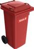 SULO Deutschland GmbH Müllgroßbehälter 120l HDPE rot fahrbar,n.EN 840 SULO 1074144