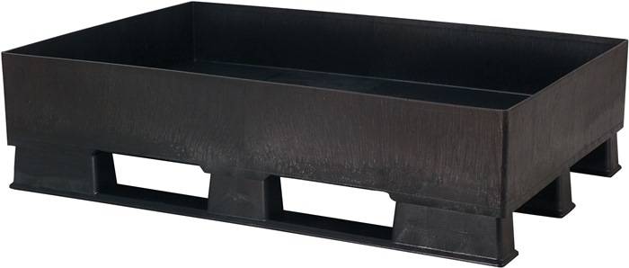 Auffangwanne 140l L1200xB800xH310mm PE o.Gitterrost-0