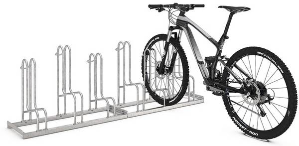 Fahrradständerreihenanlage 4052 1-s.90Grad verz.Anz.Radstände 2 z.Schr.WSM