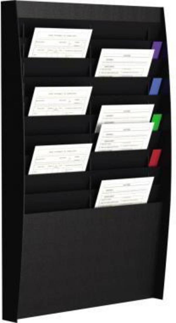 Paperflow Wand-Sortiertafel V 20F A4V2X10.01 DIN A4 schwarz