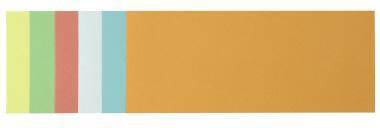 Soennecken Moderationskarte 4877 9,5x20,5cm sort. 250 St./Pack.-0