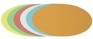 Soennecken Moderationskarte Oval 4878 11x19cm sort. 250 St./Pack.-0