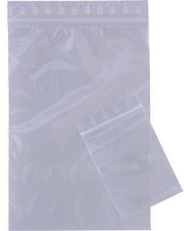 Druckverschlussbeutel 200x300mm 0,05mm oDr 100St - Artikel: 448010300