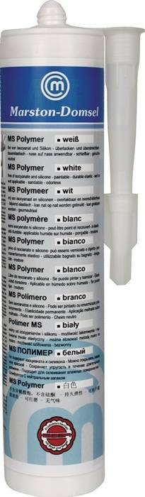 Kleb- u.Dichtstoff MD-MS Polymer weiß 440g Kartusche MARSTON-0