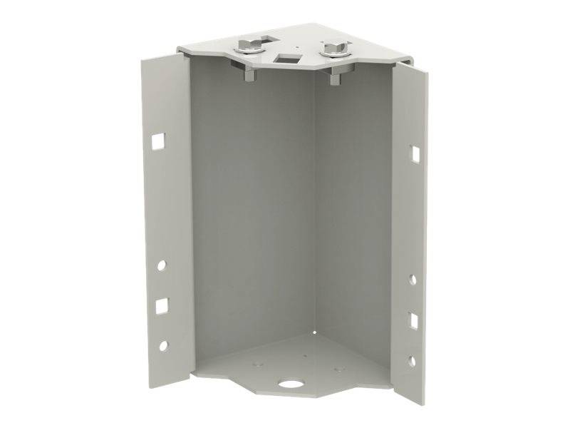EFB-Elektronik PRO-SOE200F.GR, 4 Sockelecken für PRO, fix, H=200 mm, RAL7035-0