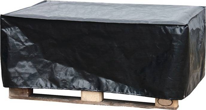 Palettenabdeckhaube PE-Gewebefolie blau L1250xB850xH500mm o.Reißverschluss-0