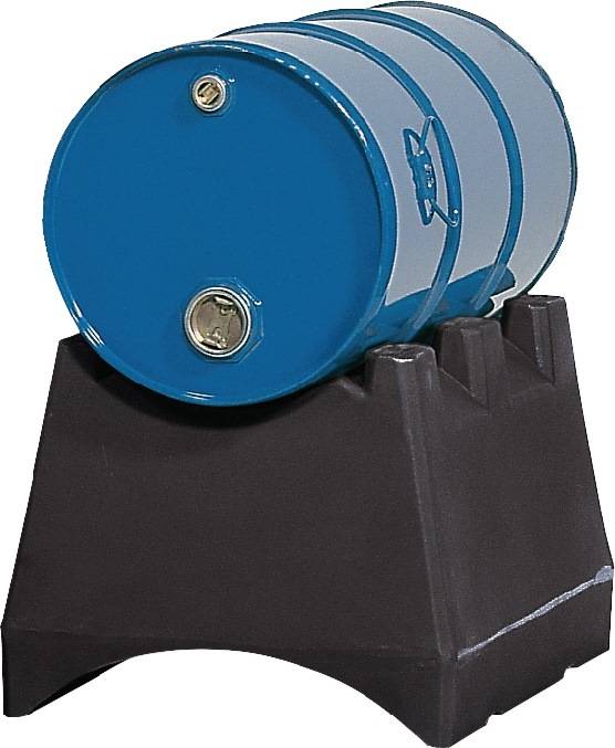 Fassbock L620xB475xH390mm schwarzPE Fassanzahl 1 x 60/200l-0