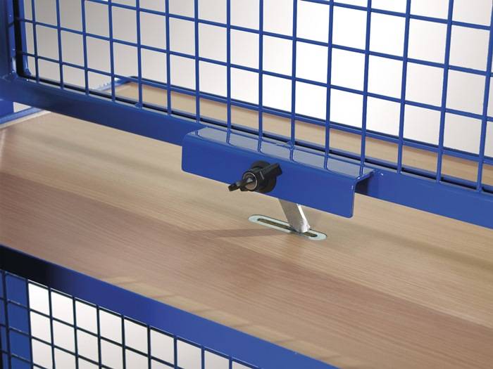 Ausgabeelement H2200xB980mm blau f.Trennwandsystem-0