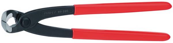 Knipex Monierzange (Rabitz- oder Flechterzange), mit Kunststoff überzogen, schwarz atramentiert, 280 mm