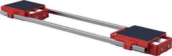 Transportfahrwerk verstellb.Trgf.60 t 24 Lastrollen