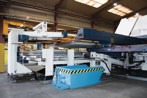 Bauer Mini-Kippbehälter MGU 610, lackiert, Mausgrau