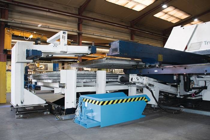 Bauer Mini-Kippbehälter MGU 610, lackiert, Mausgrau-0
