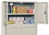 Aufsatzschrank H440xB600xT500mm lichtgrau/lichtgrau m.BD
