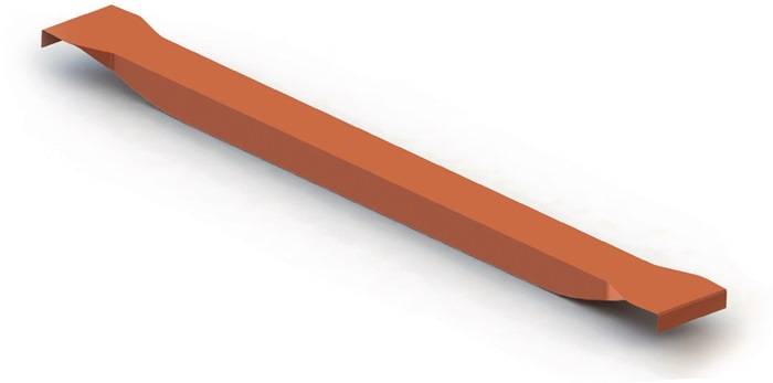 Tiefenauflage Rahmentiefe 800mm rotorange Trgf./PA 1100kg META-0