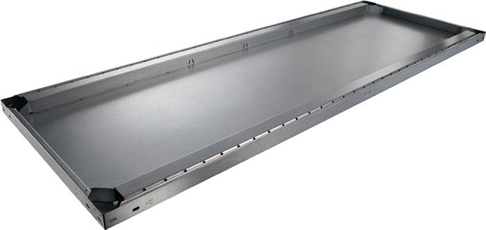 Fachboden B1500xT500mm Trgf.200kg Stahlbl.silber verz.f.Großfachregal META-0