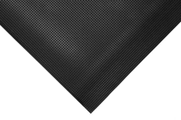 Arbeitsplatzmatte aus geschäumten PVC, versiegelte Oberfläsche mit griffiger Beschichtung, BxT 900x1500 mm, Materialst.-2