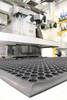 Arbeitsplatzmatte aus SBR/NBR-Gummi, BxT 900x1500 mm, Stärke 14 mm, R 10, schwarz