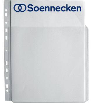 Soennecken Combi-Prospekthülle 1601 DIN A4 PP transparent 5 St./Pack.-0