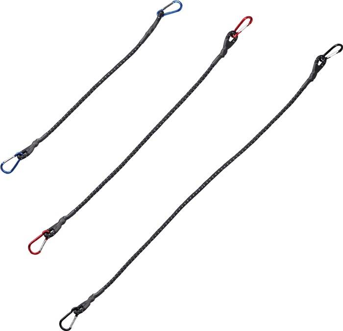 Gepäckspannerset 3-tlg.L.60,80,100cm m.Karab.h.UNITEC-0