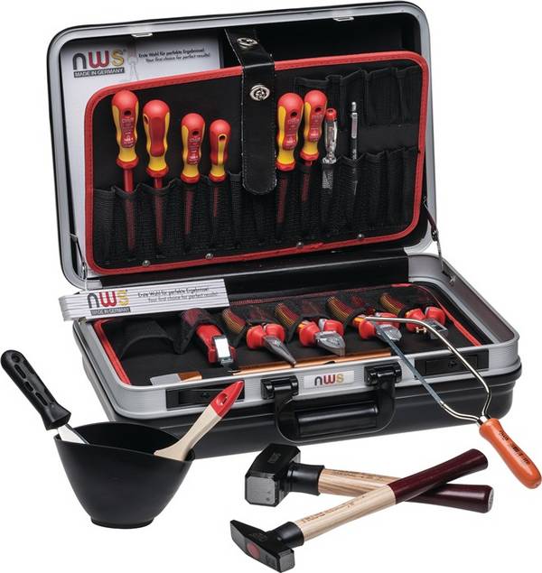 Werkzeugkoffer 23tlg.Koffer a.ABS-Material f.Elektriker