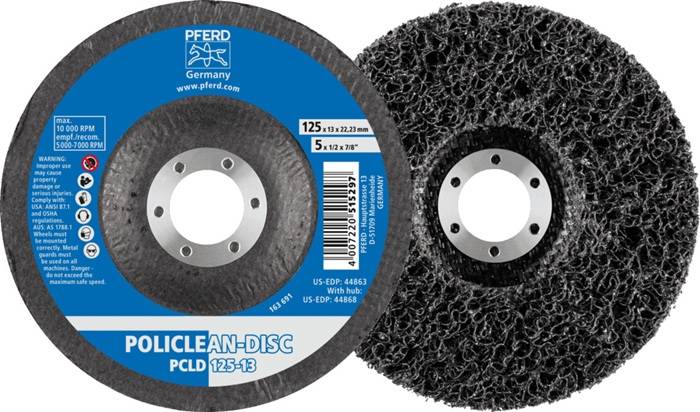 August Rüggeberg GmbH&Co. KG Pferd - Werkzeuge Grobreinigungsscheibe POLICLEAN Ø125x13mm Bohr.22,23mm PFERD 44692725-0